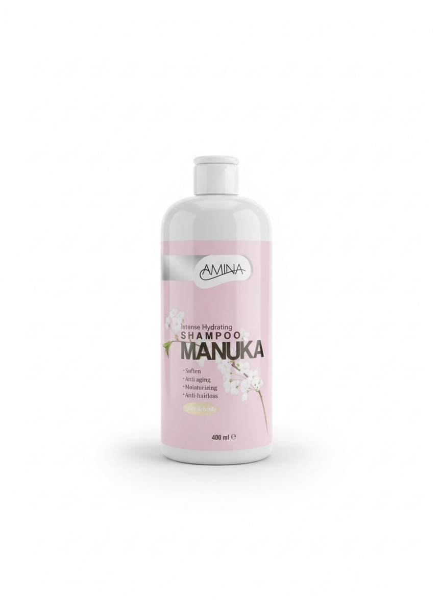 SHAMPO AMINA ME MJALTË MANUKA - 400ml