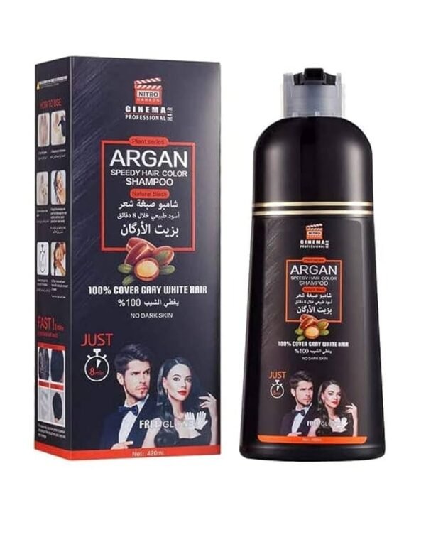 SHAMPO NITRO ARGANI PËR THINJA - 420ml
