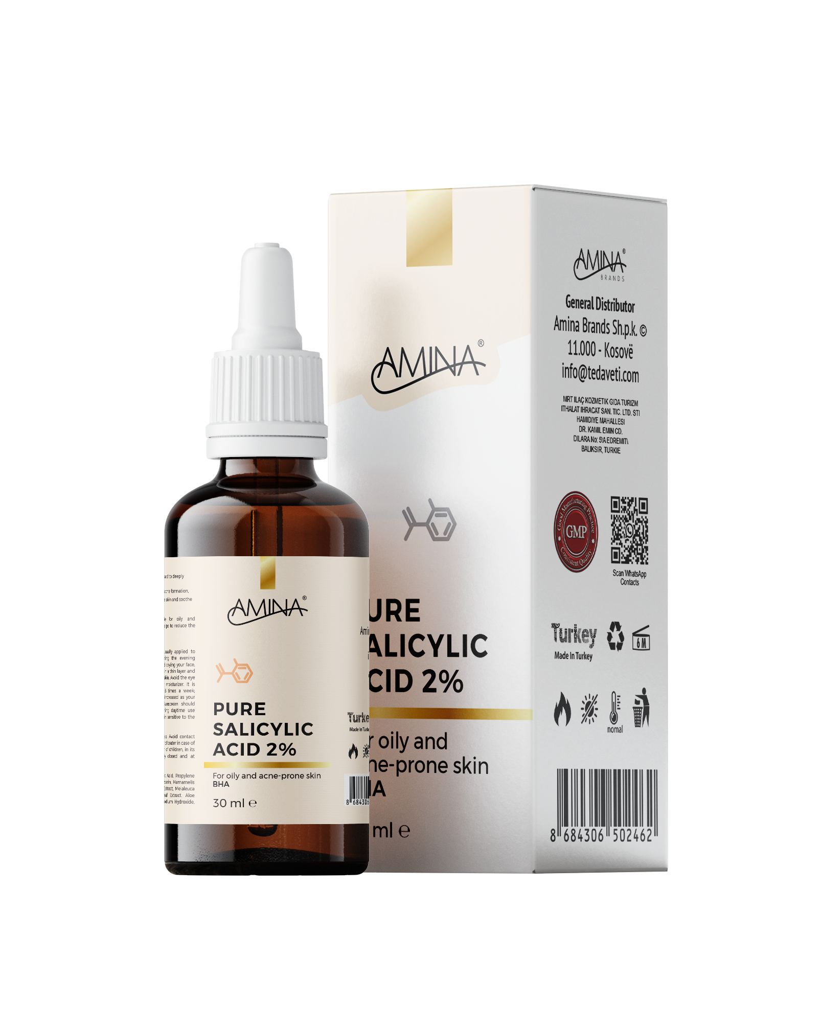 SERUM AMINA ACID SALICYLIC 2%-30ML
